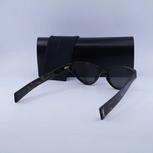 Saint Laurent SL M144 002 Cat Eye Sunglasses - Havana/Grey Saint Laurent SL M144 002 Cat Eye Sunglasses - Havana/Grey main image 3